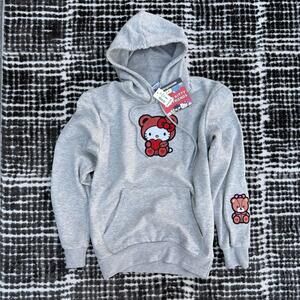 Aeropostale Hello Kitty Friends Gray Hoodie Sweatshirt